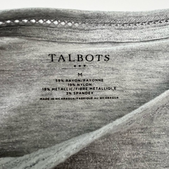 TALBOTS | M | Metallic Gray - Picture 3 of 10
